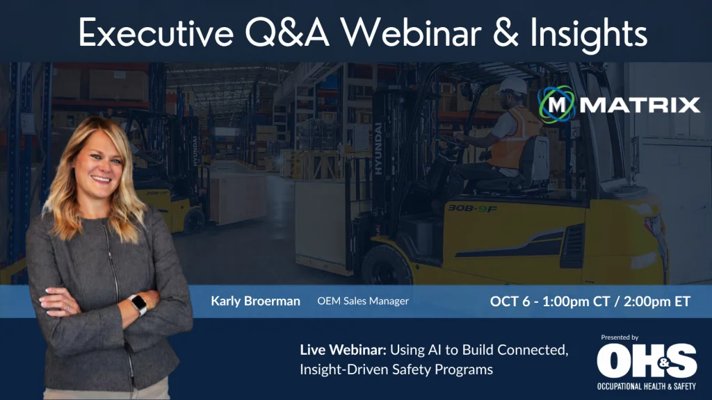 Executive Q&A: Using AI to Build Connected, Insight‑Driven Safety Programs