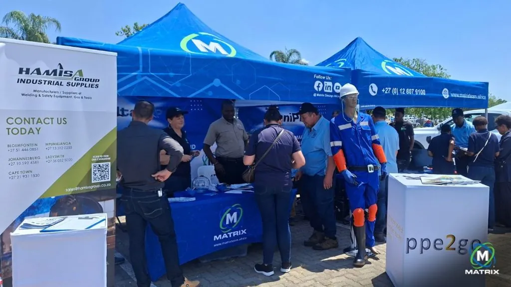 Matrix Design Africa at Mining Expo International in Rustenburg, South Africa.